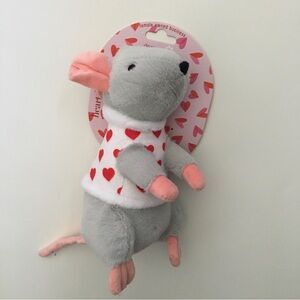 NEW 11” Dog Toy Mouse Plush “Heartthrob Hugs” | Dexypaw